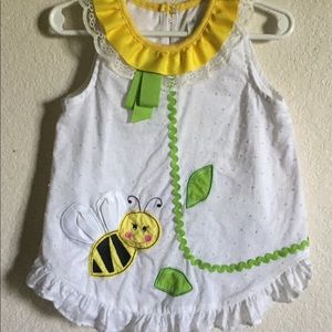 Rare Editions Bumble Bee Dress